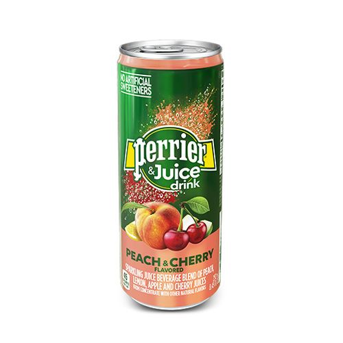 Nước Đào Và Cherry Có Ga Perrier & Juice 250Ml- 