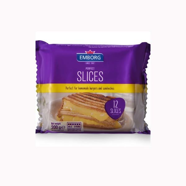 Perfect Slices Cheese Emborg 200G- 
