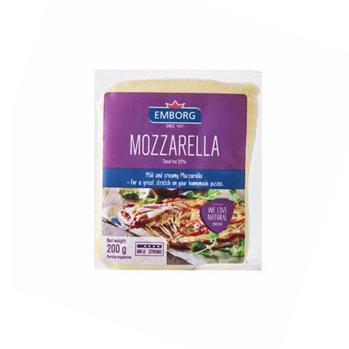Mozzarella Cheese Emborg 200G- Mozzarella Cheese Emborg 200G