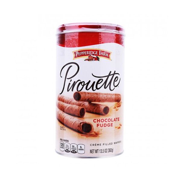 Chocolate Fudge Pirouette Pepperidge Farm 382G- Chocolate Fudge Pirouette Pepperidge Farm 382G