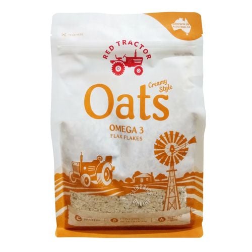 Omega 3 Instant Oats Redtractorfoods 500G- Omega 3 Instant Oats Redtractorfoods 500G