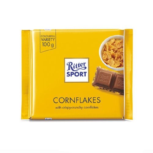 Chocolate Sữa Nhân Bắp Cán Dẹp Ritter Sport 100G