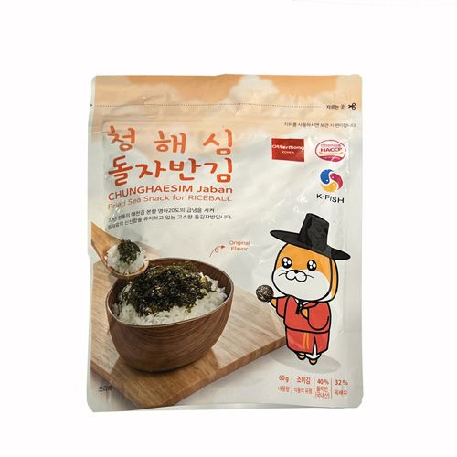 Rice Seasoning Seaweed Chunghaesim 60G- 