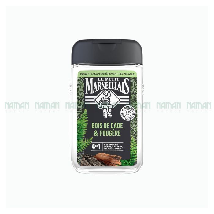 Org Shower Gel For Man Juniper Wood Fern Le Petit Marseillais 250ml-