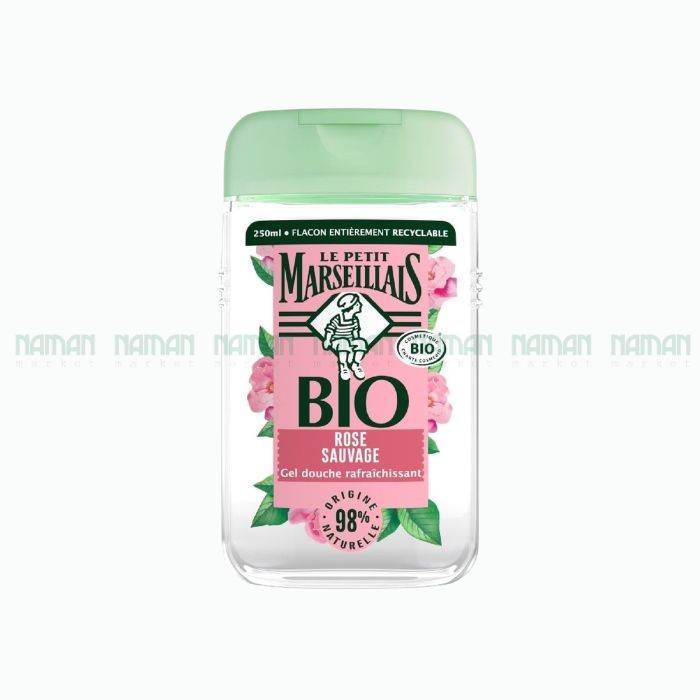 Sữa Tắm Hương Hoa Hồng Dại Hữu Cơ Le Petit Marseillais 250ml-