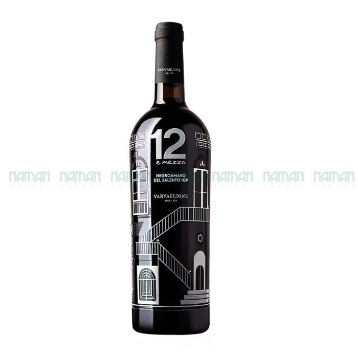 Red Wine Negroamaro 12 E Mezzo 750Ml-