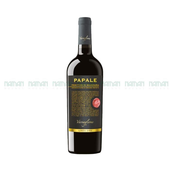Red Wine Papale Primitivo Di Manduria Varvaglione 750Ml-