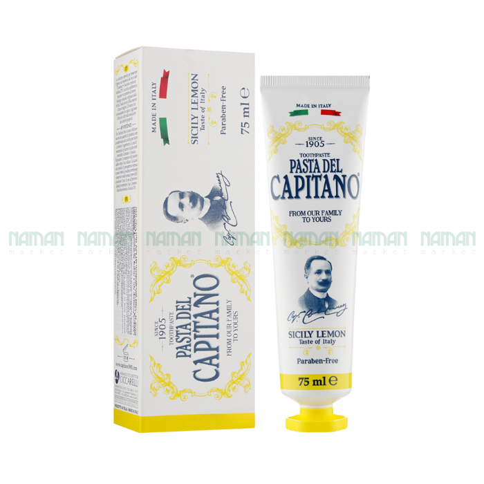 Sicily Lemon Toothpaste Pasta Del Capitano Since 1905 75Ml-