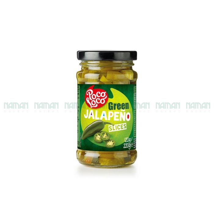 Green Jalapeno Slices In Brine Poco Loco 225G-