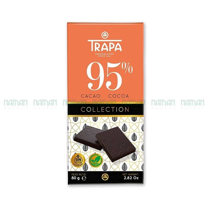 Socola Black 95% Trapa 80G