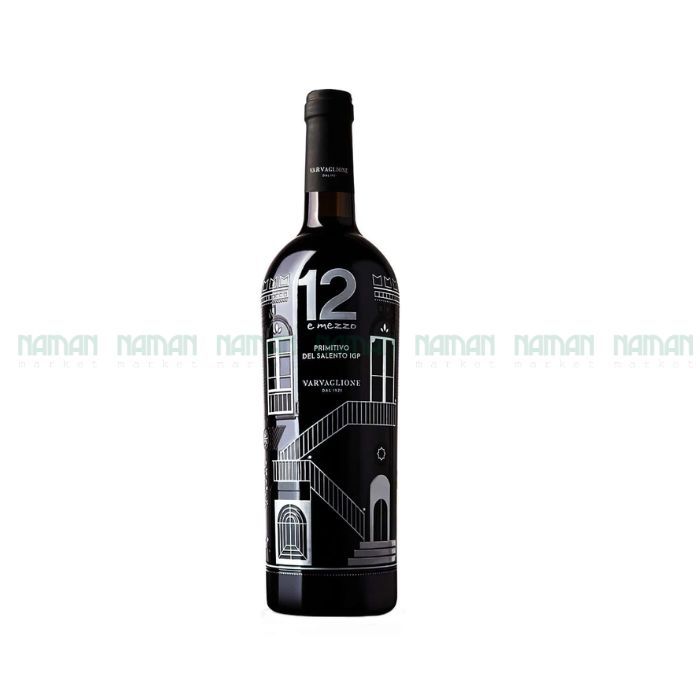 Red Wine Primitivo 12 E Mezzo 750Ml-