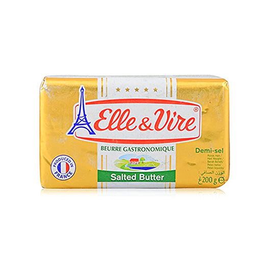 Salted Butter 80% Fat Elle & Vire 200G- 