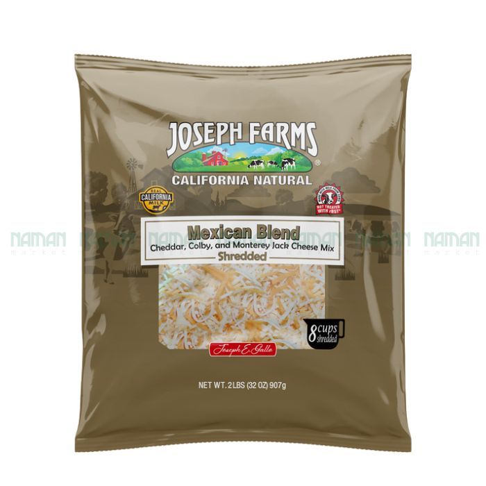 Phô Mai Kiểu Mexico Bào Sợi Josephs Farm 454g-