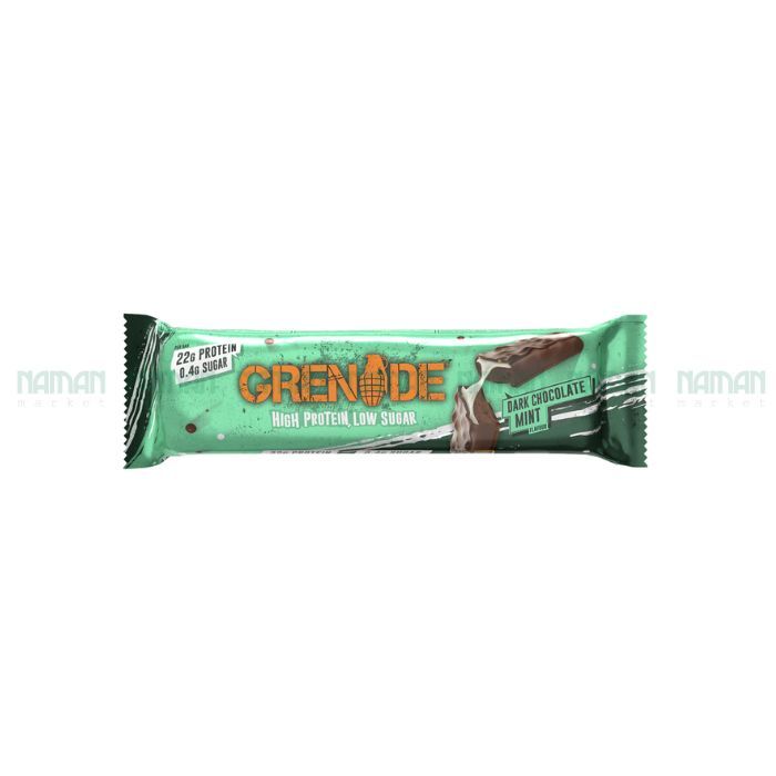 Thanh Protein Vị Socola Đen Bạc Hà Grenade 60G-