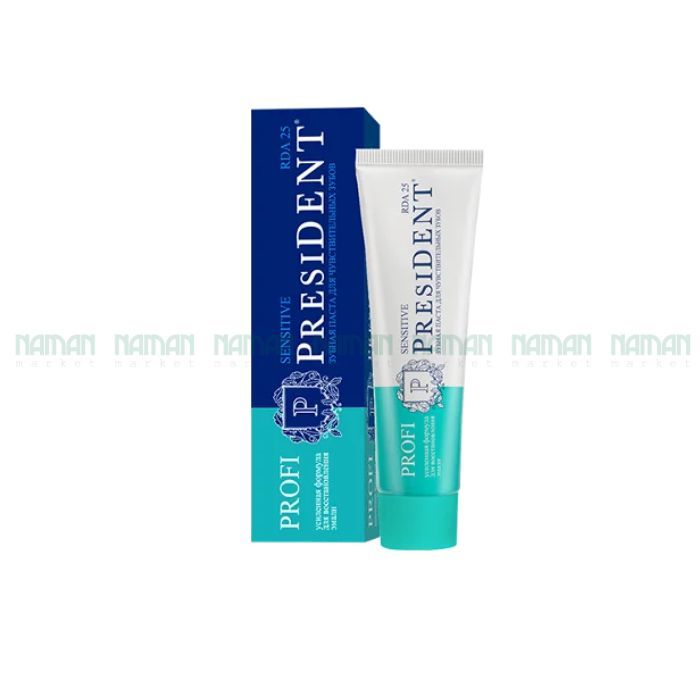 Toothpaste Sensitive (25 Rda) President 50Ml-