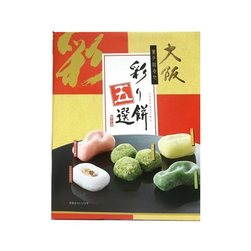 Set Of 5 Flavored Mochi Cake Irodori 413G- 