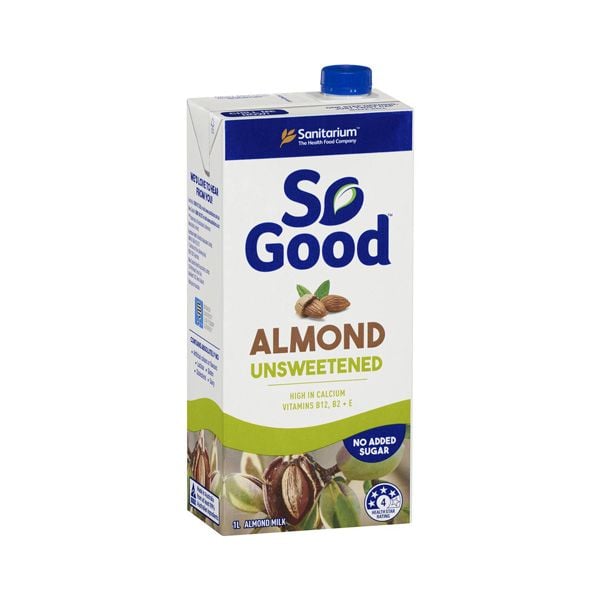 Sữa Hạnh Nhân Không Đường So Good 1L