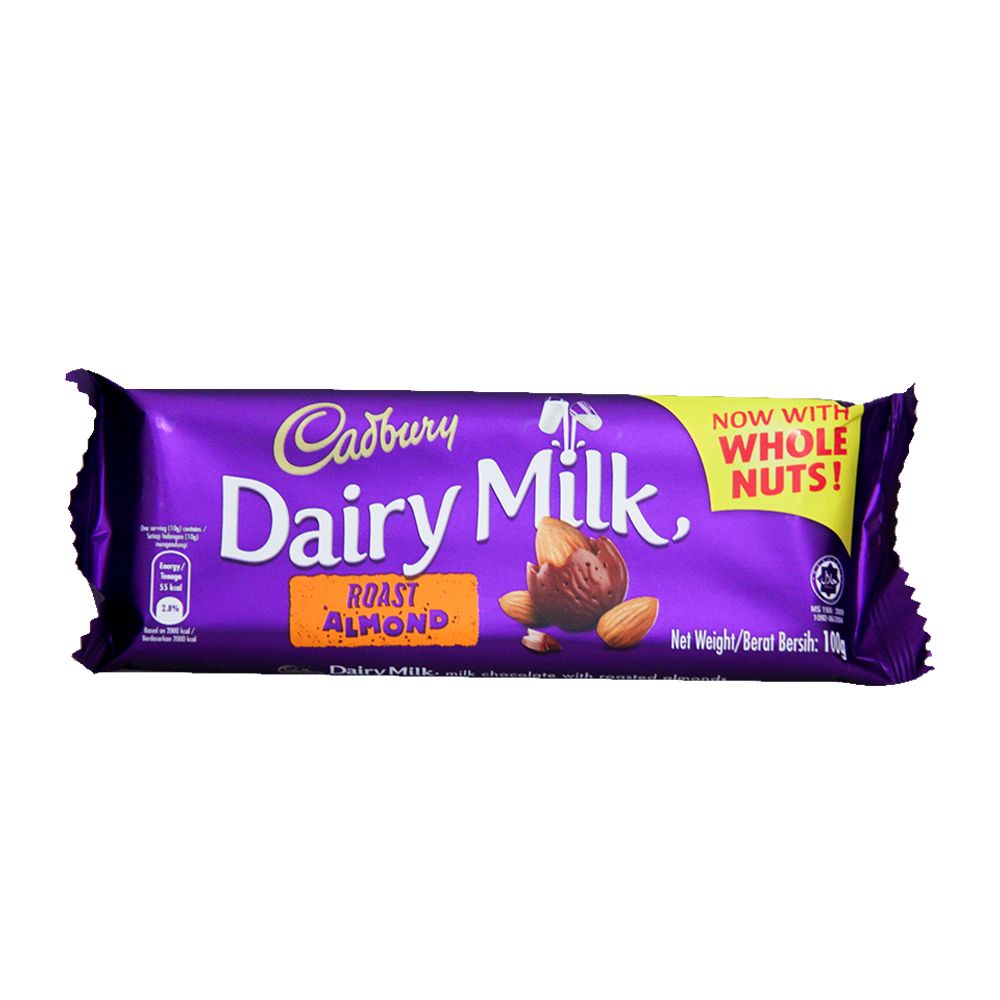 Chocolate Hạnh Nhân Cadbury 90G- Chocolate Hạnh Nhân Cadbury 90G