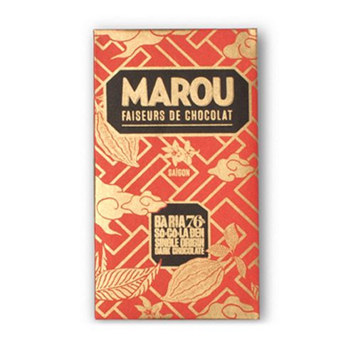 Chocolate Đen 76% Bà Rịa Marou 80G- Chocolate Đen 76% Bà Rịa Marou 80G