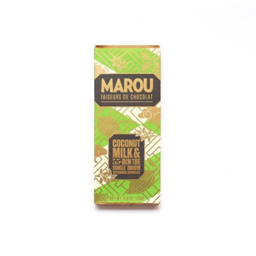 Chocolate Đen Vị Sữa Dừa 55% Ben Tre Marou 24G