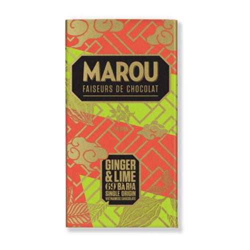 Chocolate Vị Gừng Chanh 69% Ba Ria Marou 80G- Chocolate Vị Gừng Chanh 69% Ba Ria Marou 80G