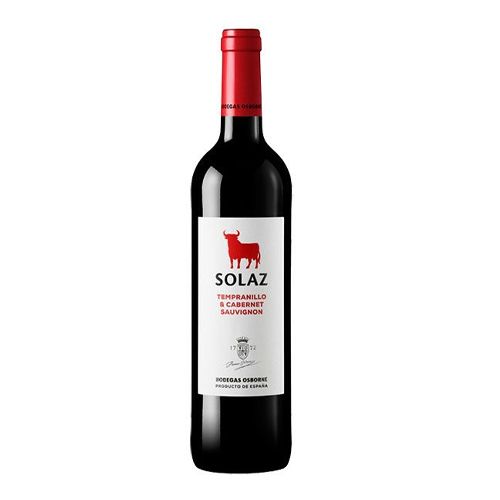 Red Wine Solaz Tempranillo Cabernet Sauvignon 750Ml-