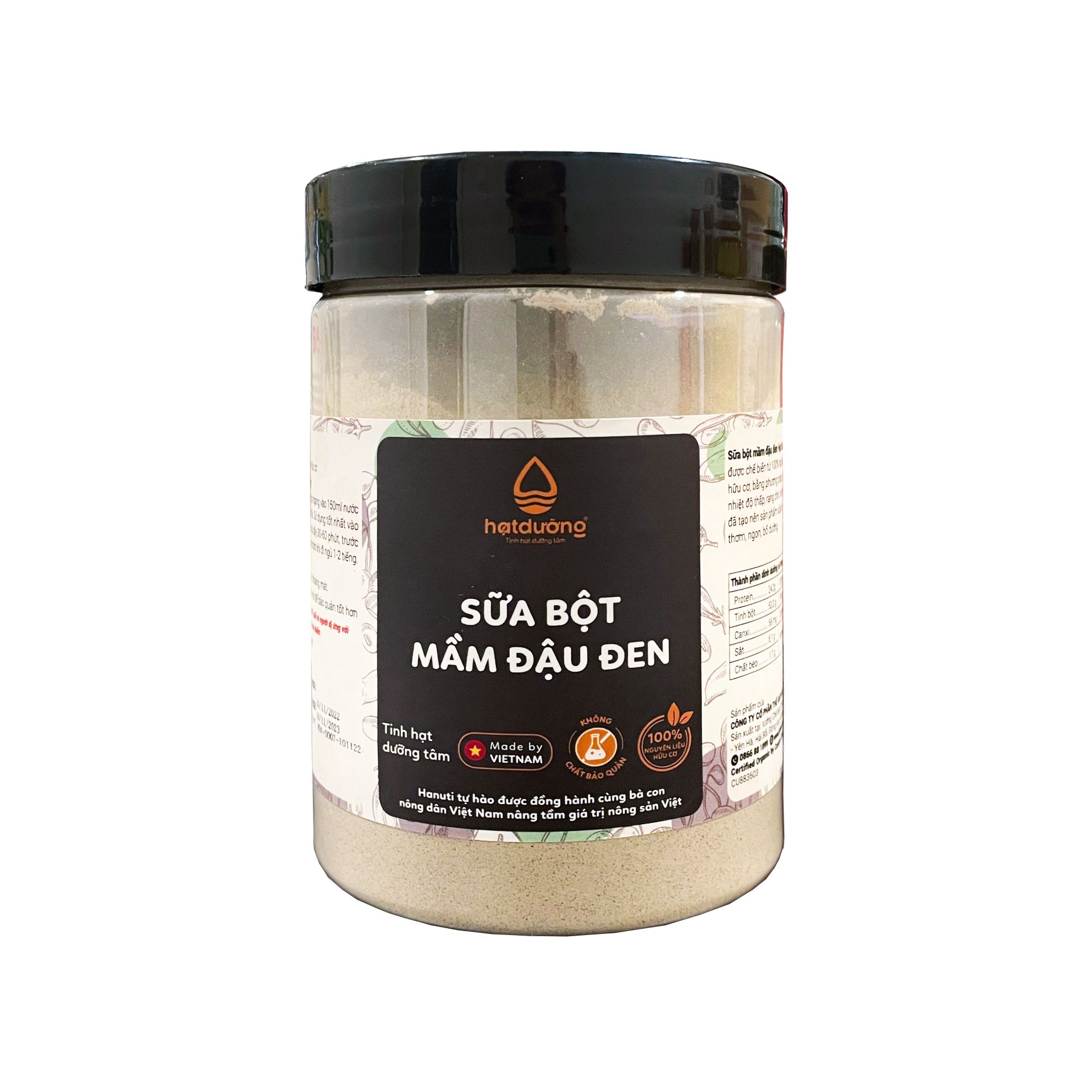 Sữa Bột Mầm Đậu Đen Hạt Dưỡng 450G- 