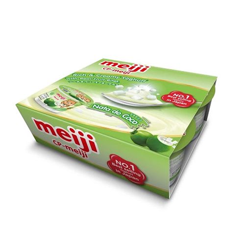 Yogurt With Nato De Coco Meiji 90Gx4- 