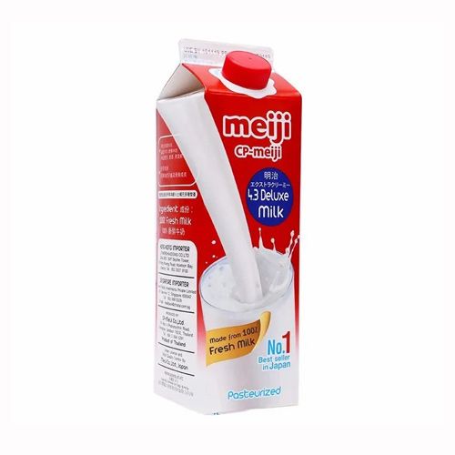 Pasteurized Fresh Milk 4.3% Deluxe Meiji 946Ml- 