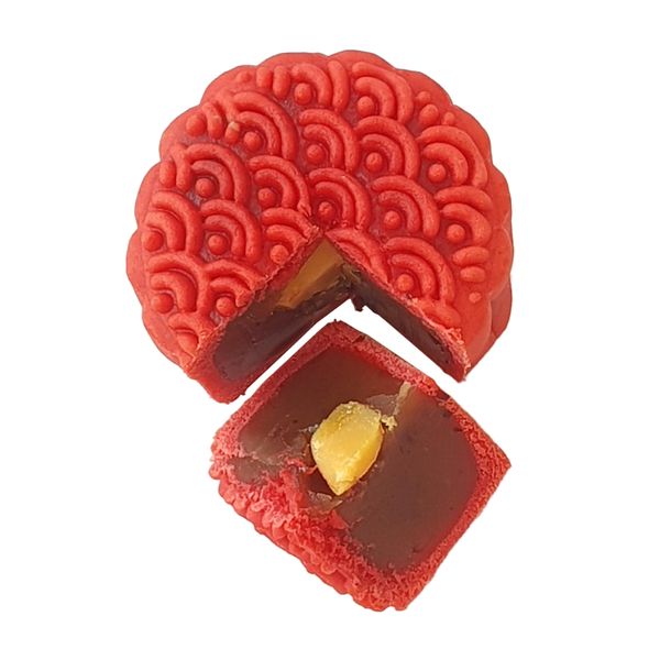 Bánh Trung Thu Gạo Lứt Nhân Táo Đỏ 1 Trứng 100G