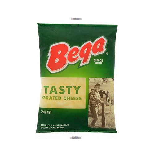 Tasty Grated Cheddar Cheese Bega 250G- 