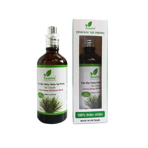 Xịt Phòng Tinh Dầu Sả Susinia 100Ml