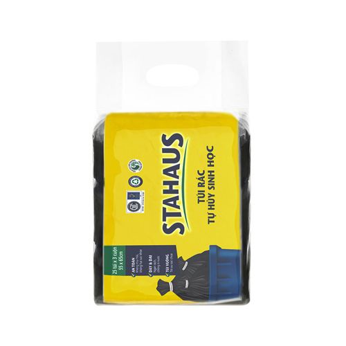 Túi Rác Đen Tự Hủy Sinh Học Stahaus 55X65Cm