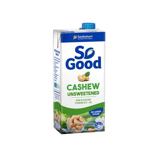 Sữa Hạt Điều Không Đường So Good 1L