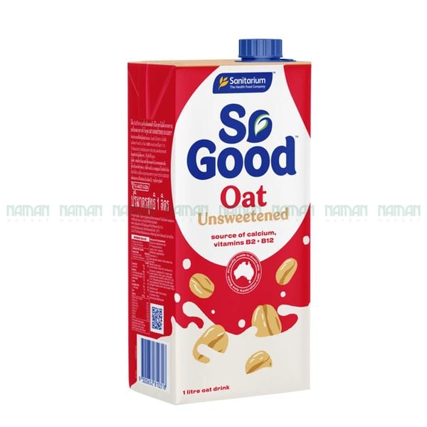 Sữa Yến Mạch Không Đường So Good 1L
