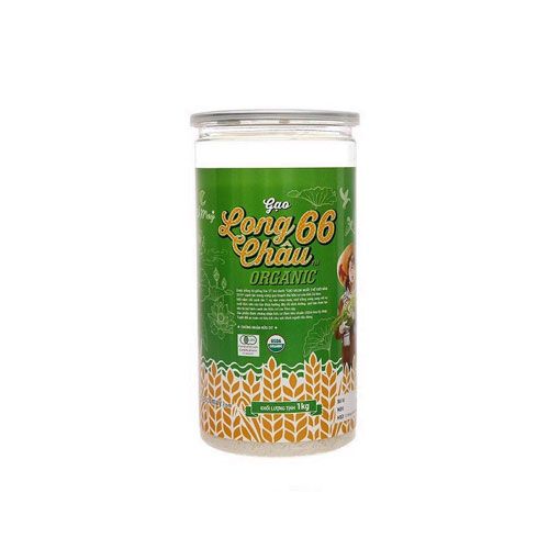 Gạo Trắng St25 Hữu Cơ Long Châu Cỏ May 1Kg- 