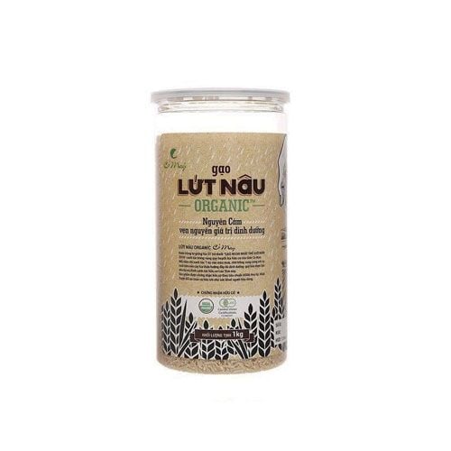 Gạo Lứt Nâu Hữu Cơ Cỏ May 1Kg