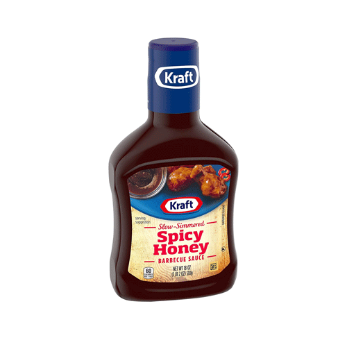 Slow-Simmered Spicy Honey Bbq Sauce Kraft 510G- 