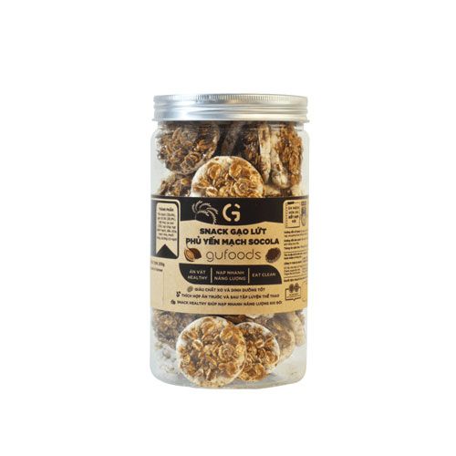 Cracker Brown Rice With Oats & Chocolate Gufoods 200G-