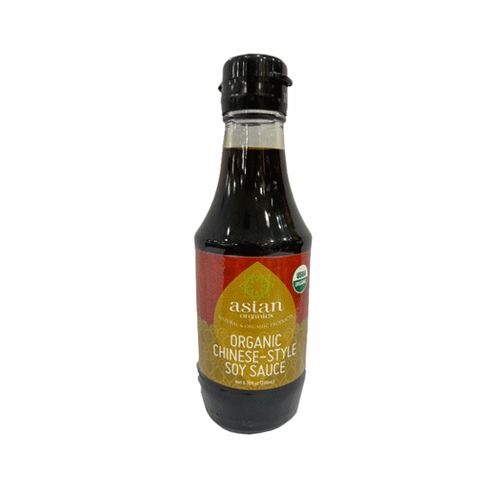 Organic Chinese Style Soy Sauce Asian Organics 200Ml- 