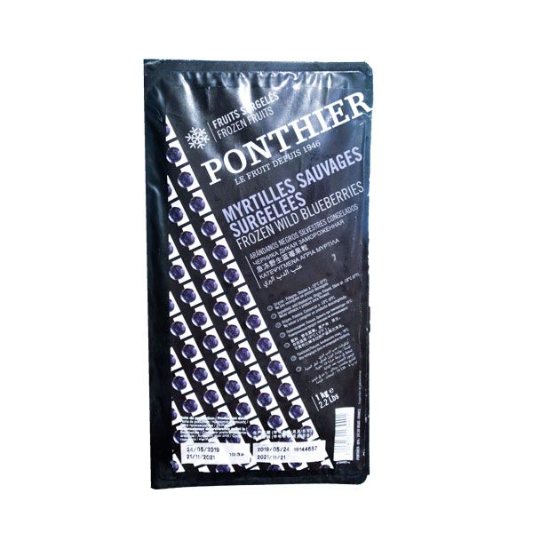 Frozen Iqf Blueberries Ponthier 1Kg- Frozen Iqf Blueberries Ponthier 1Kg