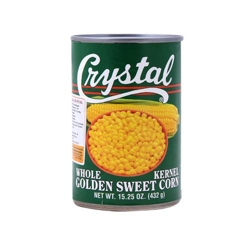 Bắp Ngọt Đóng Hộp Nguyên Hạt Crystal 432G-