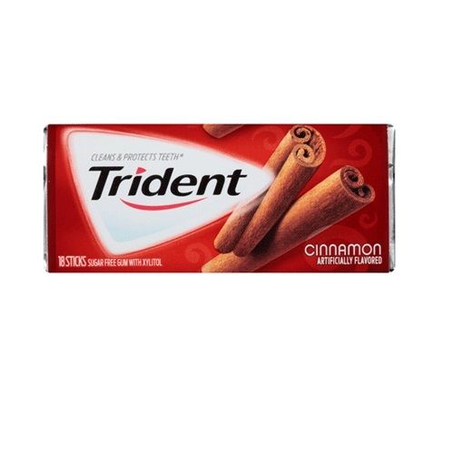 Kẹo Cao Su Hương Quế Trident 14 Miếng-