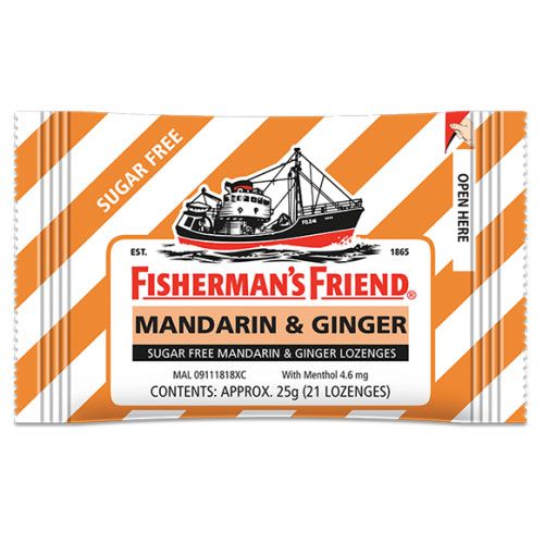 Kẹo Ngậm Quýt & Gừng Fisherman'S Friend 25G- 