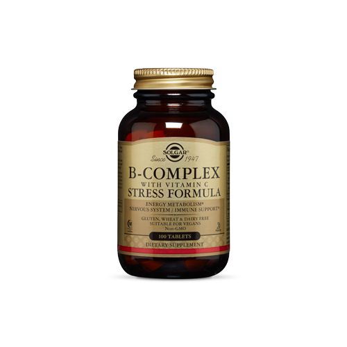 B-Complex With C Solgar 100 Tablets- B-Complex With C Solgar 100 Tablets