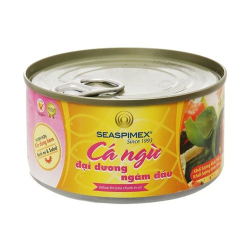 Cá Ngừ Đại Dương Ngâm Dầu Seaspimex 185G