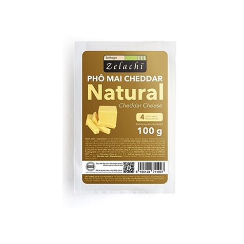 Phô Mai Cheddar Zelachi 100G- Phô Mai Cheddar Zelachi 100G