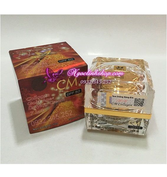 Kem dưỡng trắng da chống lão hóa CM Collagen Gold Age 7 In 1