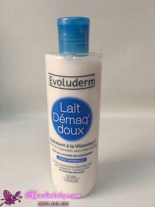 Sữa tẩy trang Evoluderm Lait Demaq doux