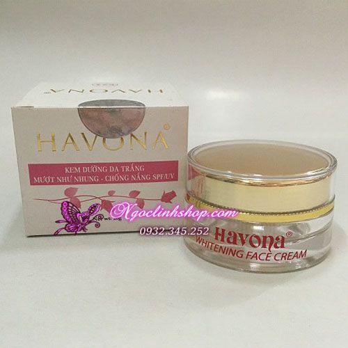 Kem dưỡng trắng da chống nắng Havona SPF/UV E24